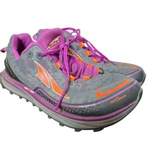 Altra Timp Trail Running Sneaker Zero Drop Lace Up Running shoe Womens 8
